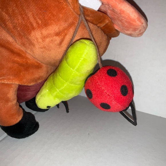 Disney Lion King Pumba Bugs Hanging out of Mouth Large Plush - Picture 6 of 7